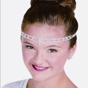 Go Girl Elastic Tear Drop Center Head Band